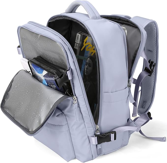 WONHOX Large Travel Backpack Carry on Flight Approved Laptop Work Business by WONHOX