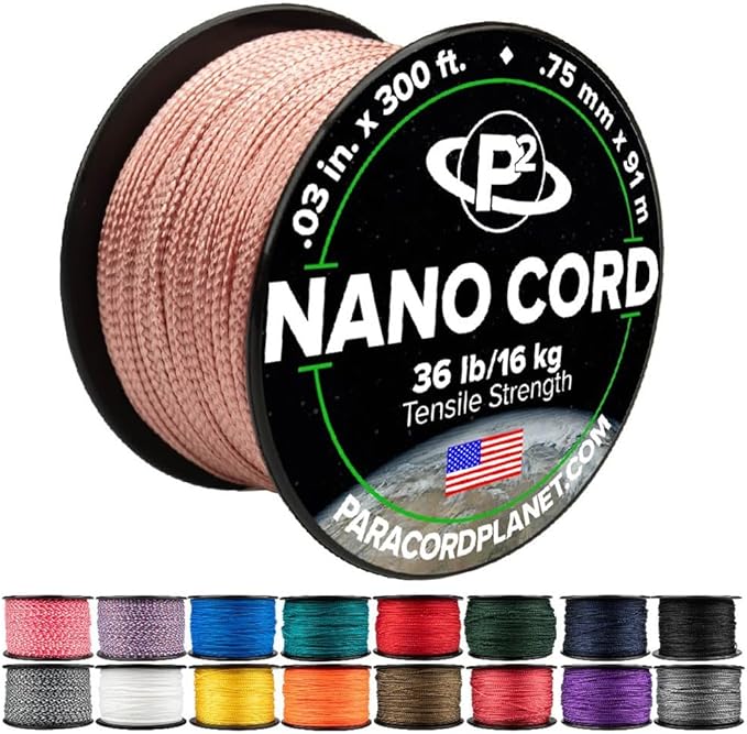 Paracord Planet Nano Cord –Lightweight Nylon Nano Paracord – Great by ParacordPlanet
