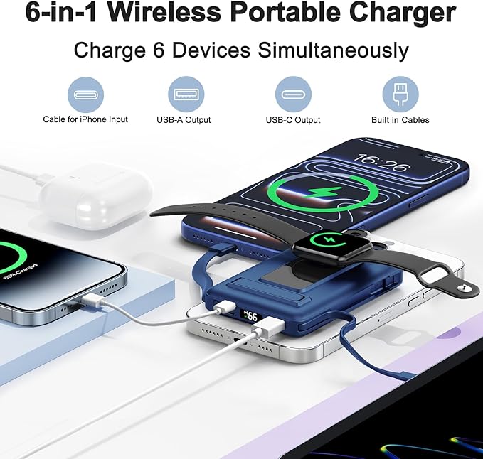 for Magsafe Battery Pack, 10000mAh Power Bank - Image 3