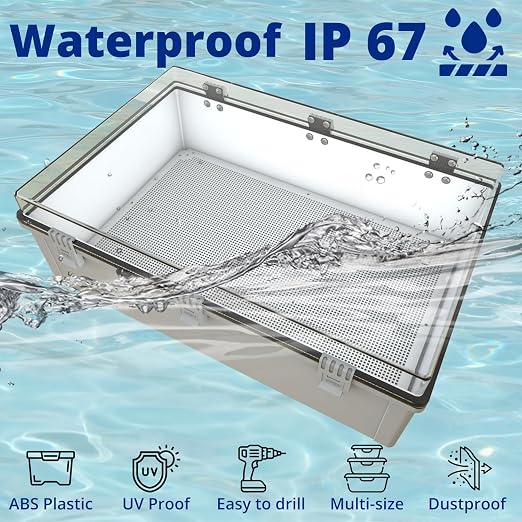 MAKERELE Extra Large Outdoor Electrical Box Waterproof IP67 large Junction Box - Image 3