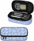 Blue Leaves Pencil Case Tropical Palm Summer Nature Tree Exotic Pencil Bag Pen by Unknown