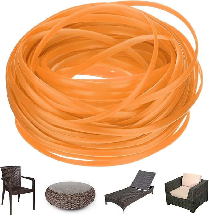 M METERXITY 1-Pack Wicker Repair Kit, 5mm x 66ft/20m Plastic Flat Rattan by MMETERXITY
