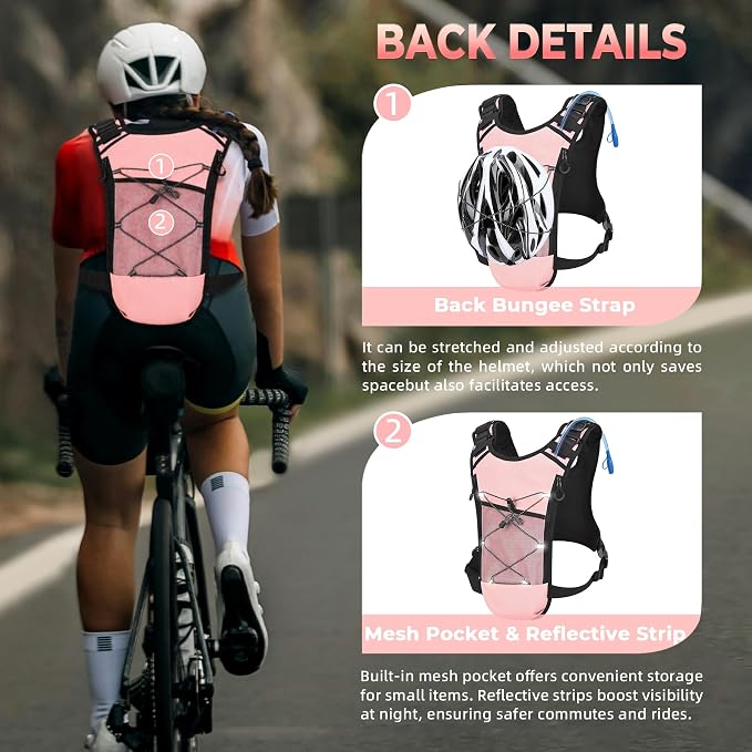 Criuage USA Original Patent Running Hydration Vest Backpack, Lightweight Chest - Image 4