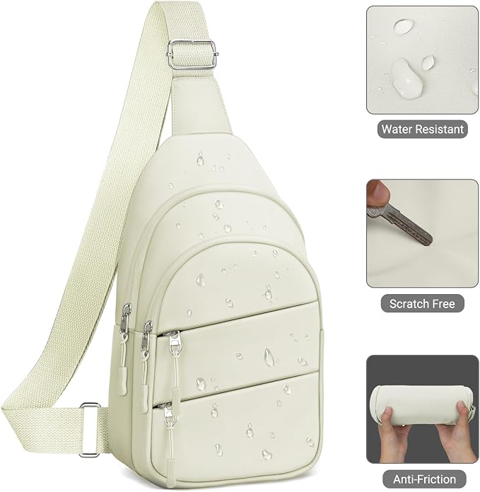 Tuwubi Crossbody Bags for Women, Sling Bag for Men, Small Hiking Backpack Anti - Image 5