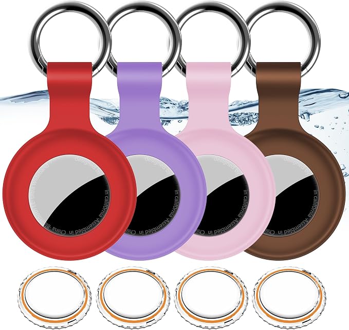 1|2|4Pack for Apple AirTag Holder, For Air Tag 2nd &1st Genaretion, Waterproof by HitfineLLC