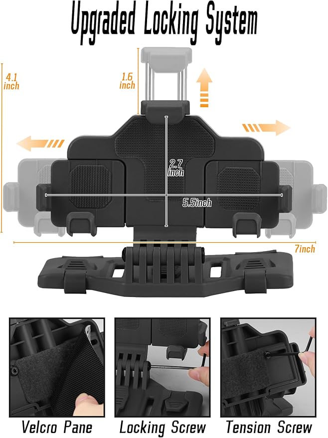 Tactical Molle Phone Holder for Plate Carrier Vest, Quick-Release Heavy Duty - Image 3