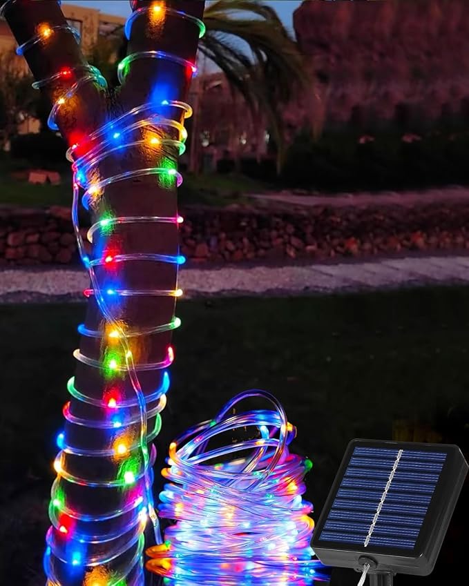 MERRIMAX M Solar Rope Lights Outdoor, 72FT 200LED Solar String Lights by MERRIMAX+M