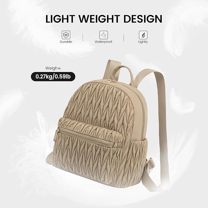 LOVEVOOK Mini Backpack for Women Light Weight Small Waterproof Backpack Purses - Image 8