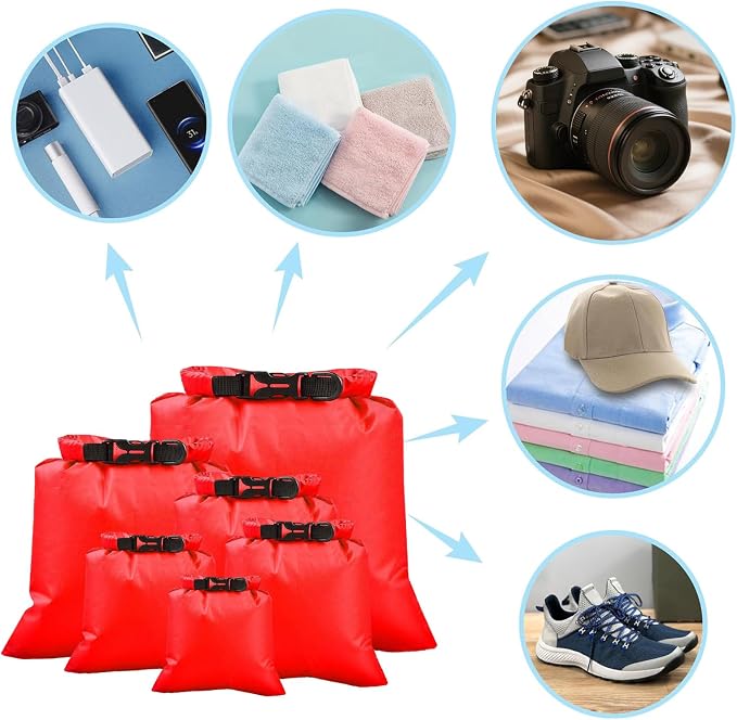 6PCS Dry Bags Waterproof, Lightweight Dry Bags - Image 5