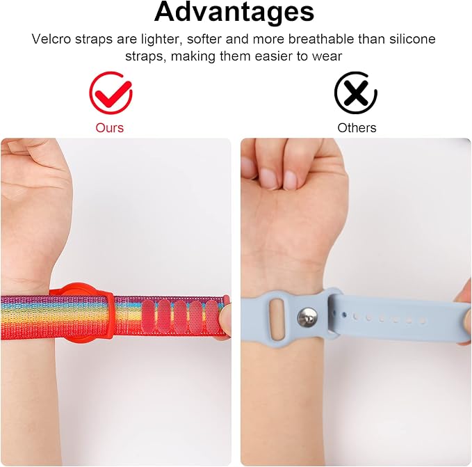 Kids Wristband Compatible with Apple AirTag, Protective Case - Image 7