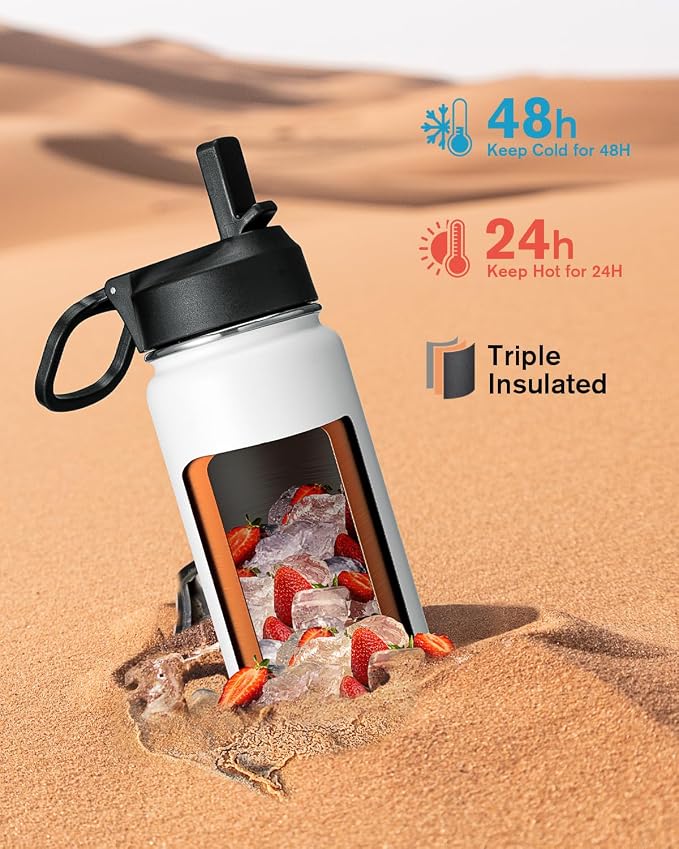 Coolflask Water Bottle 24 oz Insulated - Image 2