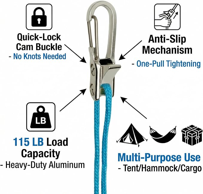 Rope Tightening Tool & Tensioner:6 Pack Rope - Image 2