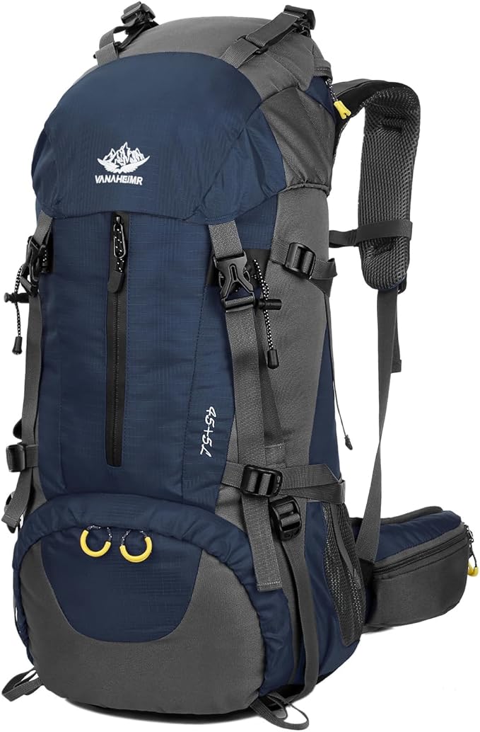 WoneNice 50L Waterproof Hiking Backpack by WoneNice