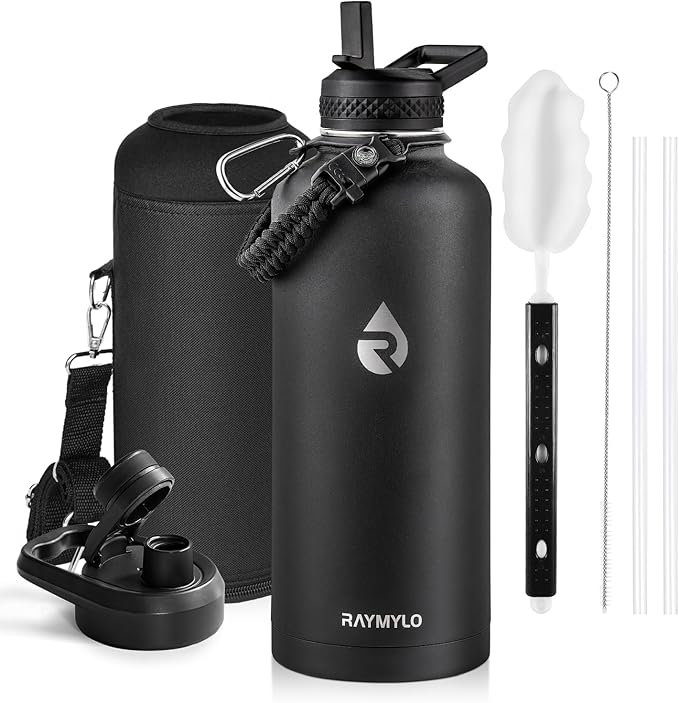 RAYMYLO Insulated Water Bottle 87 oz, Triple Wall Vacuum Stainless Steel by RAYMYLO