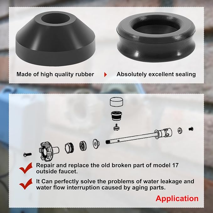 RK-17MH Repair Kit Metal Handle, Outside Faucet, Compatible - Image 4
