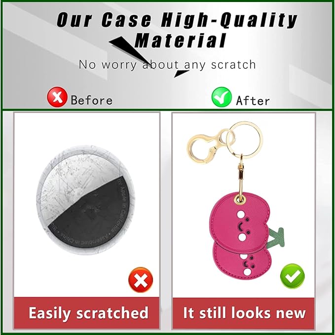 Leather Keychain Holder Case Compatible - Image 4