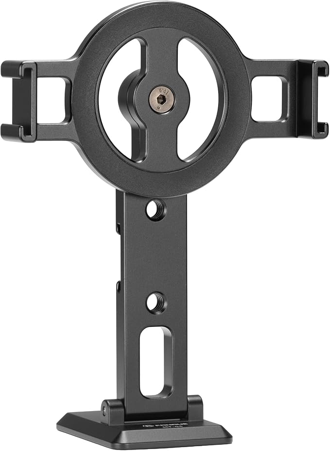 FANAUE Cell Phone Tripod Mount, Magnetic Aluminum Smartphone Stand Adapter by Fanaue