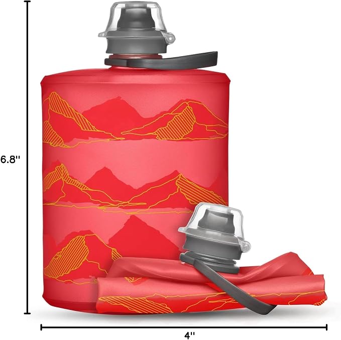 HydraPak Stow Collapsible Water Bottle – 350ml, 1L – Ultralight, Leak-Proof - Image 7
