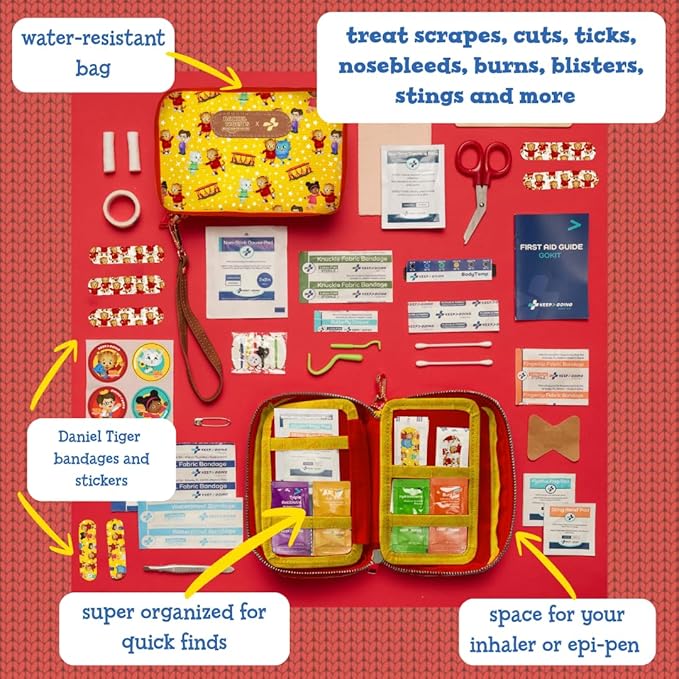 KeepGoing Daniel Tiger’s Travel First Aid Kit - Image 3