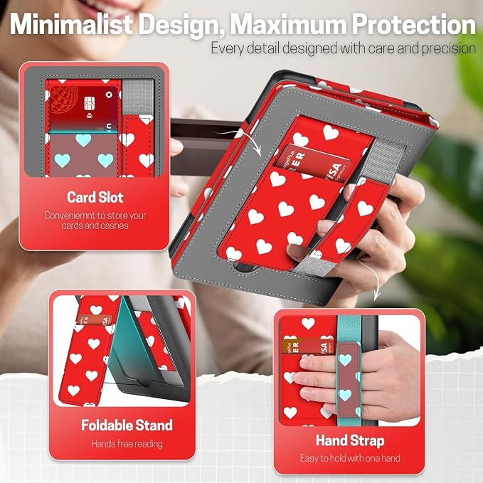 TNP Stand Case for Kindle Paperwhite 12th Generation 2024 / Kindle Colorsoft - Image 3