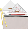 Liquidraw Marine Navigation Divider Universal Nautical Protractor Set Square by Liquidraw