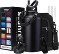 Insulated Water Bottle 64oz by DIGJUPER