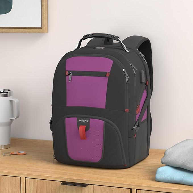YOREPEK Large Backpack for Men, Extra Large Laptop Backpacks for Men Women - Image 2