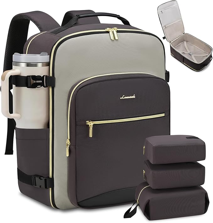 LOVEVOOK 50L Travel Backpack for Women & Men, Airline Approved Carry On Luggage by LOVEVOOK