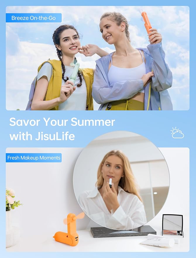 JISULIFE 3 IN 1 Handheld Mini Fan - Image 6