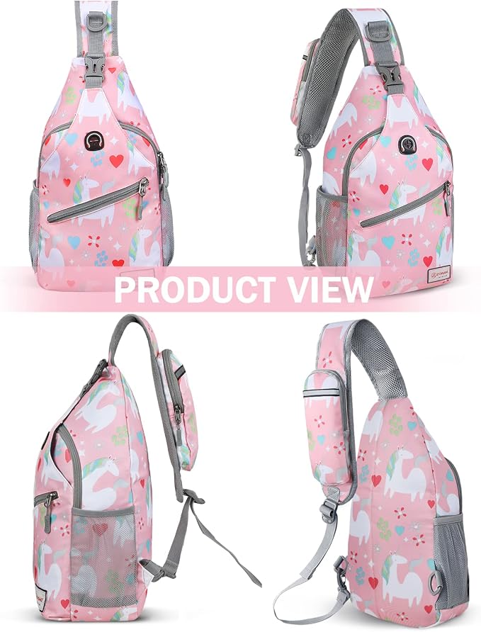 ZOMAKE Sling Bag, Small Crossbody Sling Backpack, Water Resistant Shoulder - Image 6