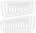 24pc Aluminum Carabiner Clip D Ring, Keychain Spring Hook, Small Carabiners Set by Zalava
