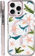 Case for iPhone 16 Pro Max, Sealife Whale Ocean Wildlife Clear Phone Case by Toulas