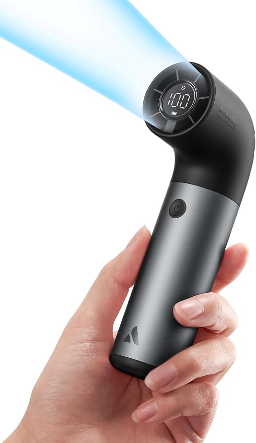 Aecooly Portable Handheld Fan, Powerful Turbo Mini Fan, 19000 RPM High Speed by Aecooly