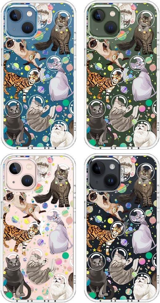 MOSNOVO for iPhone 13/14 Case | Military Grade 6.6ft Drop Tested | Clear - Image 4