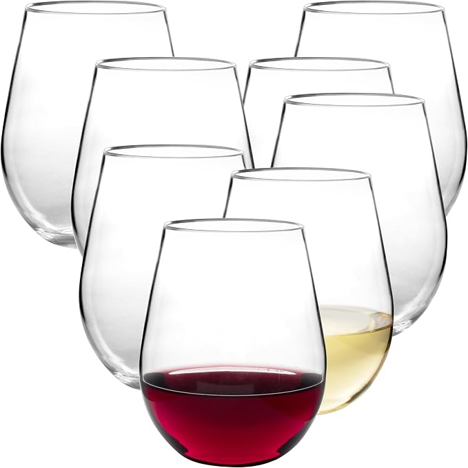D'Eco Unbreakable Tritan Wine Glasses, 20 oz – Shatterproof, Crystal-Clear by DecoHousewares-InnovativeSolutionsforInnovativeHomes