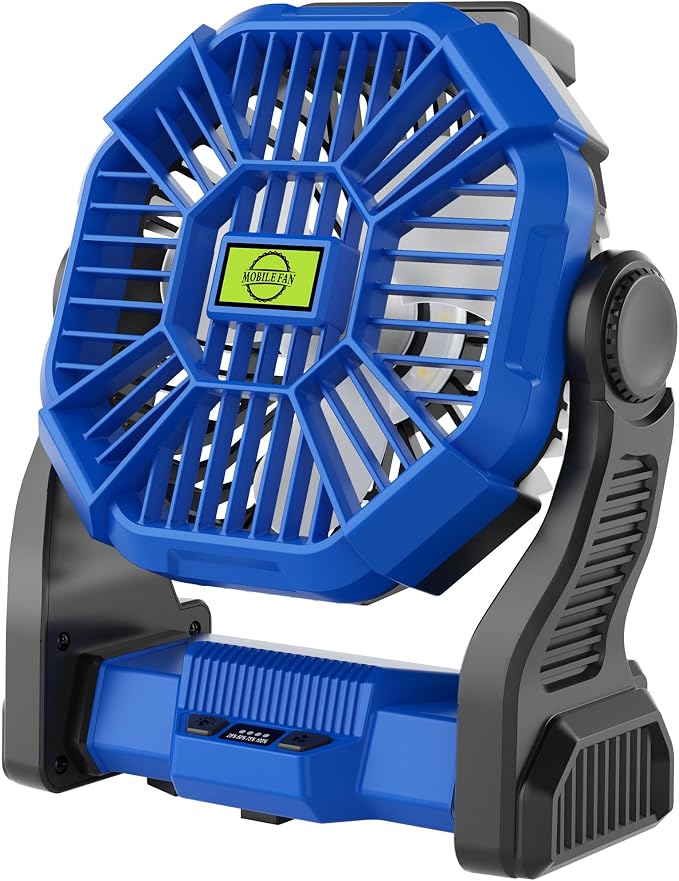 Portable Fan Rechargeable，270° Rotating Portable Cordless Battery Powered - Image 8