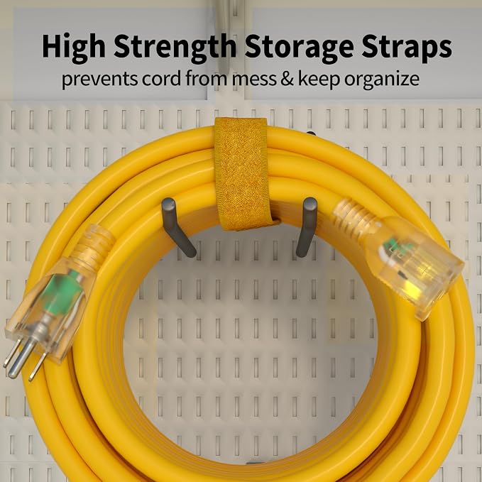 POWGRN 15 Ft 10AWG Outdoor Extension Cord Waterproof Heavy Duty 10 Gauge 3 Prong - Image 5