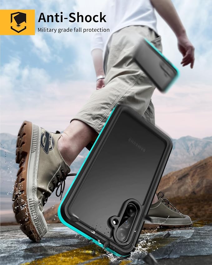 Lanhiem for Samsung Galaxy A36 Phone Case, IP68 Waterproof Dustproof, Built-in - Image 4
