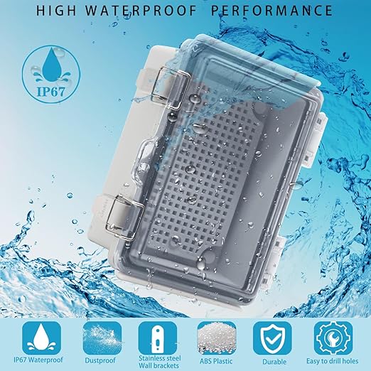 Outdoor Waterproof Electrical Box Junction Box Weatherproof IP67 ABS Plastic - Image 2