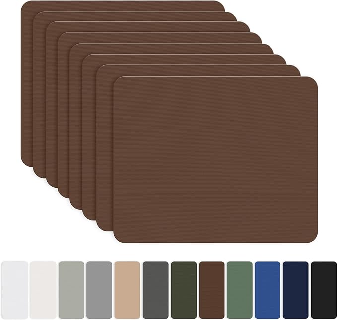 OAZ 8 Pieces 7.87 x 5.9 inch Nylon Repair Patches Nylon Fabric Patch by OAZ