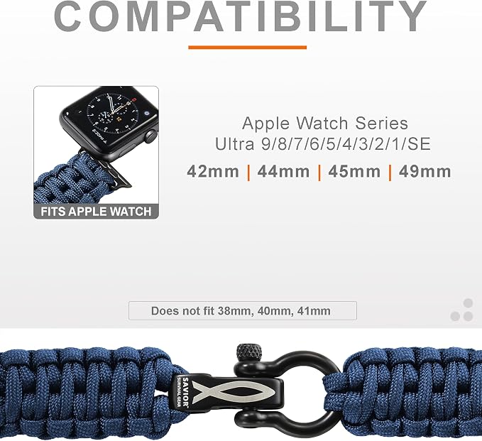 Savior Survival Gear Paracord Watch Band - Image 3