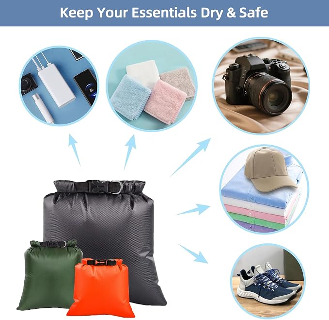 6PCS Dry Bags Waterproof, Lightweight Dry Bags - Image 5