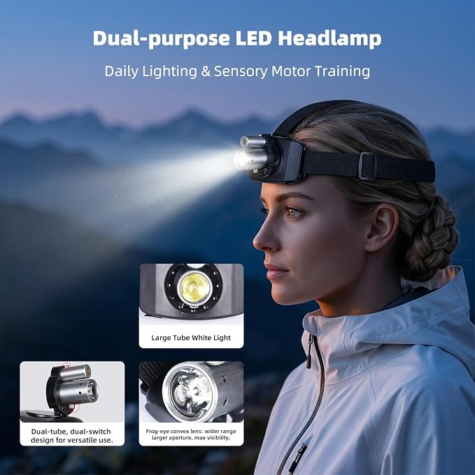 Mustools 2026 New Rechargeable LED Laser Headlamp Physical Therapy Headlamp - Image 6
