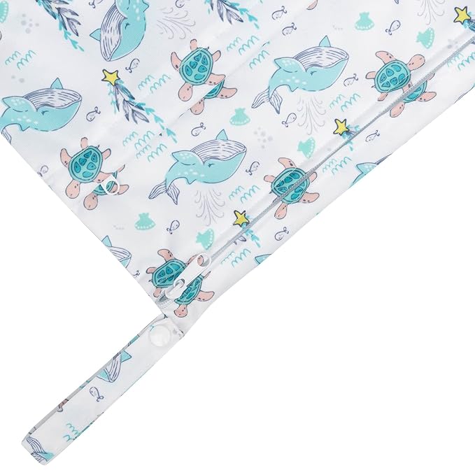 babygoal Wet Dry Bags 3 Pack for Baby Cloth Diapers, Washable Travel Bags - Image 7