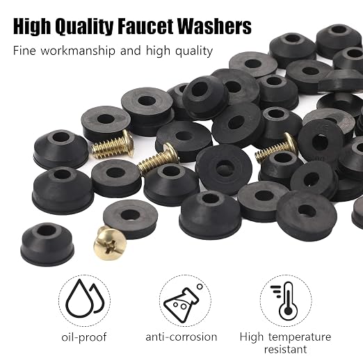 58 Pack Faucet Washer Assortment Kit - Image 2