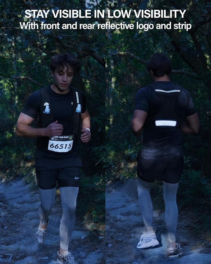 Zelvot Running Vest for Women Men, USA Original Patent, Adjustable Chest Straps - Image 4