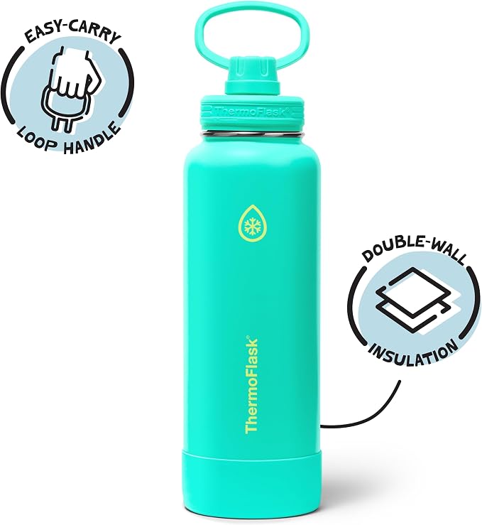 ThermoFlask 40 oz Double Wall Vacuum Insulated Stainless Steel Water Bottle - Image 2