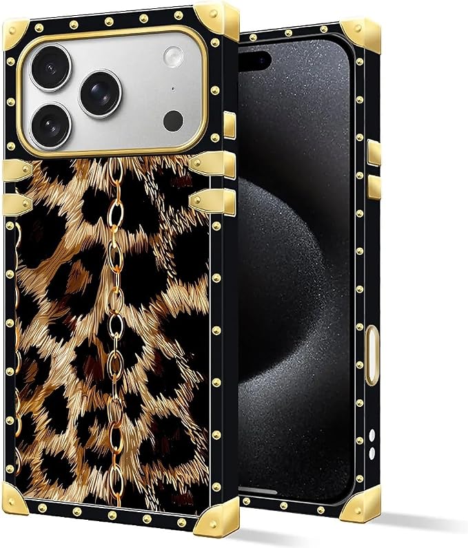 for iPhone 17 Pro Max Case Luxury Golden Decoration - Image 2