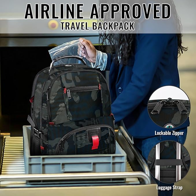YOREPEK Large Backpack for Men, Extra Large Laptop Backpacks for Men Women - Image 5