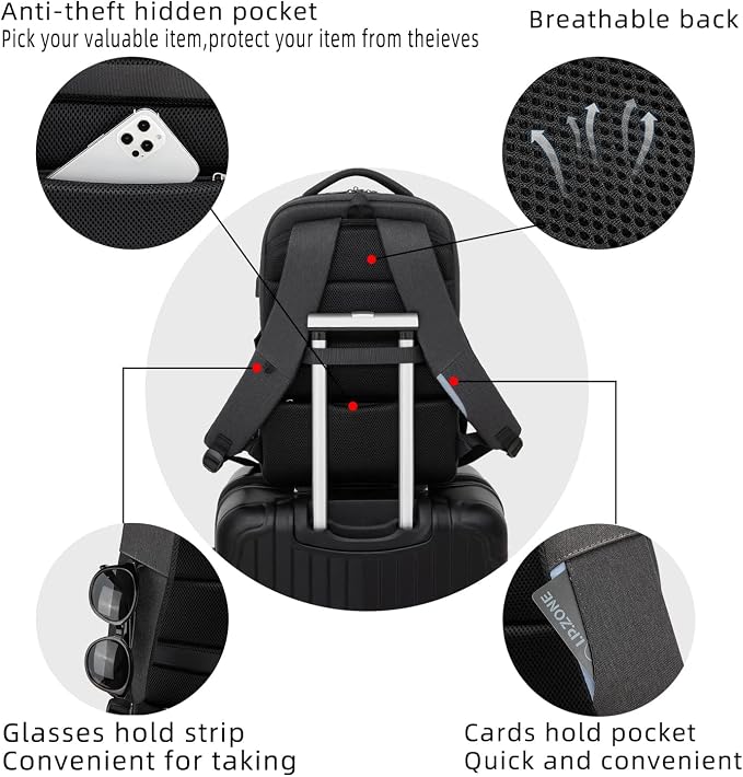 DUSLANG 17 Inch Laptop Backpack - Image 5